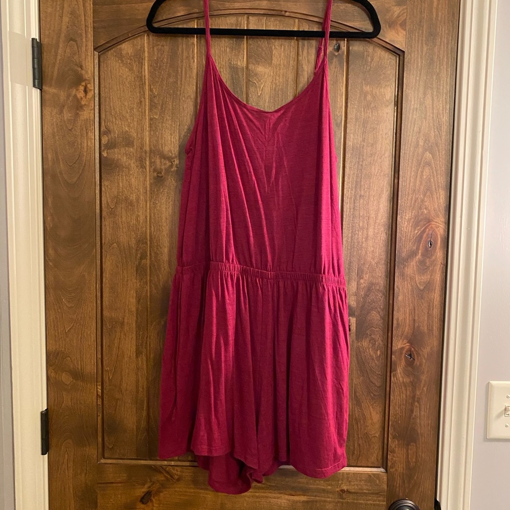 Maroon Romper
